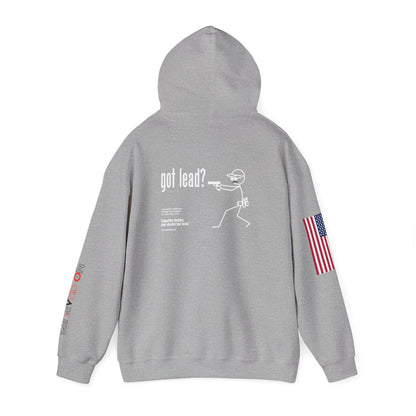 American Flag Sleeve Hoodie — Patriot USA Graphic Hooded Sweatshirt