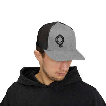 Trucker Cap — Vintage Diving Helmet Snapback Hat