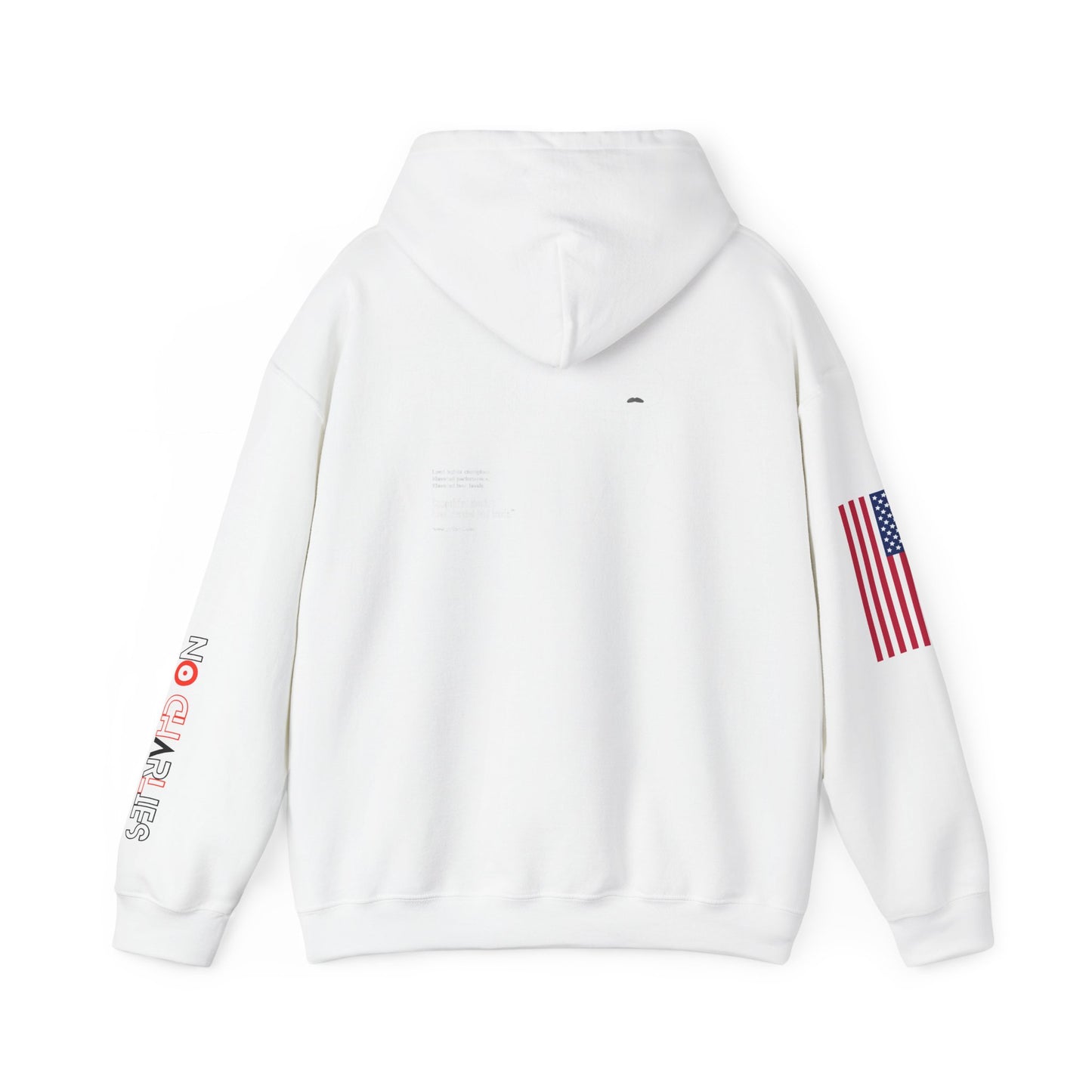 American Flag Sleeve Hoodie — Patriot USA Graphic Hooded Sweatshirt