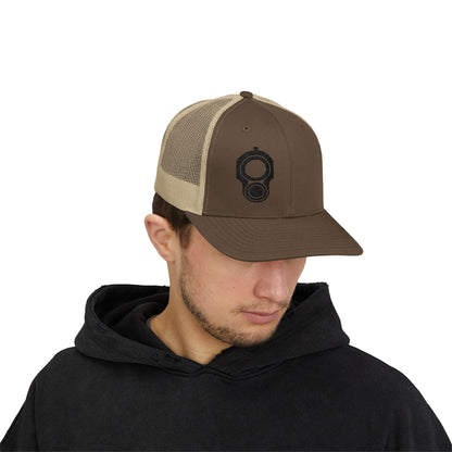 Trucker Cap — Vintage Diving Helmet Snapback Hat