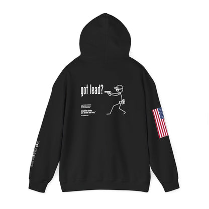 American Flag Sleeve Hoodie — Patriot USA Graphic Hooded Sweatshirt