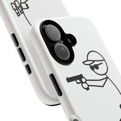 Tough Cases Stick Figure Shooter Phone Case — Durable Protective iPhone Cover