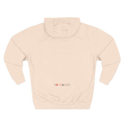 Cozy Three-Panel Fleece Hoodie for Casual Comfort