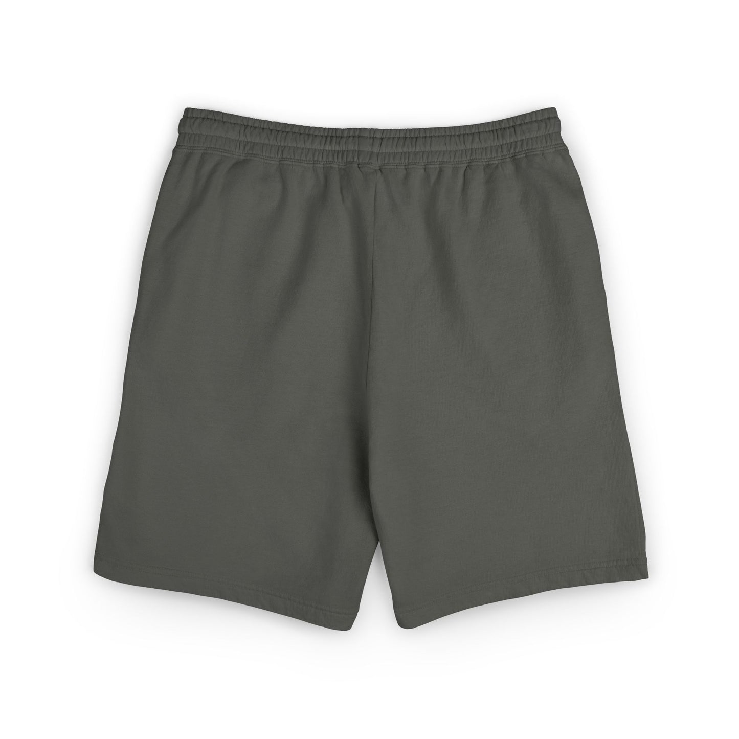 Fleece Sweat Shorts — Minimal Stick Figure Surfing Graphic