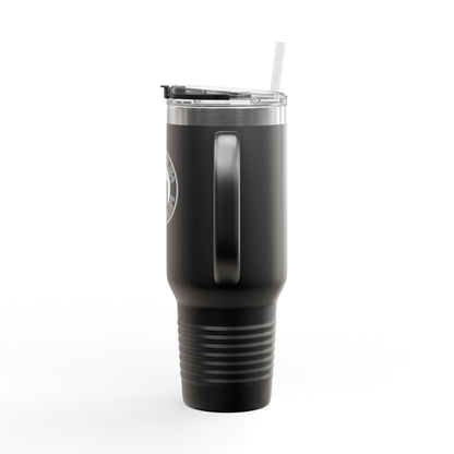 Insulated Travel Mug - 40oz with ‘No Charlies’ logo | Perfect for On-the-Go Coffee Lovers | Ideal Gift for Holidays & Celebrations