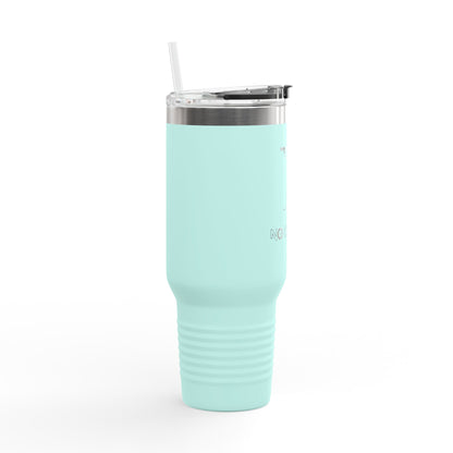 Insulated Travel Mug - 40oz with ‘No Charlies’ logo | Perfect for On-the-Go Coffee Lovers | Ideal Gift for Holidays & Celebrations