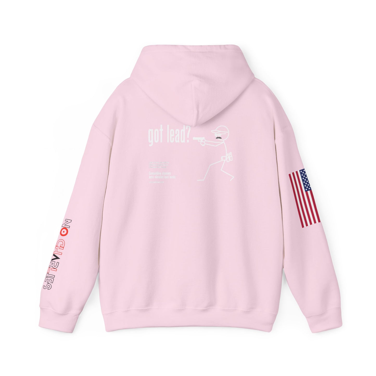 American Flag Sleeve Hoodie — Patriot USA Graphic Hooded Sweatshirt