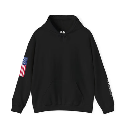 American Flag Sleeve Hoodie — Patriot USA Graphic Hooded Sweatshirt