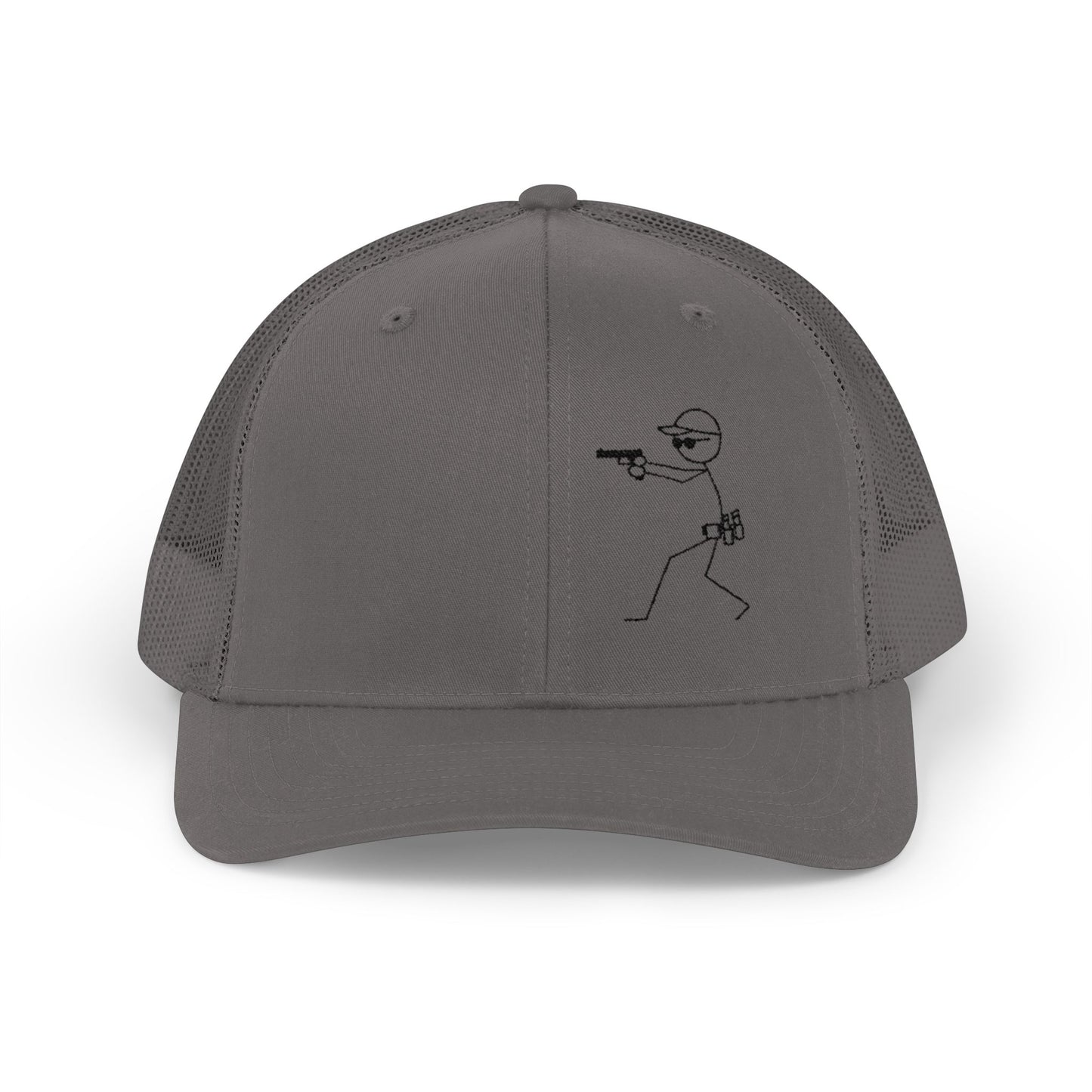 Stylish Snapback Trucker Cap with Target Graphic - Perfect for Shooting Sports Enthusiasts