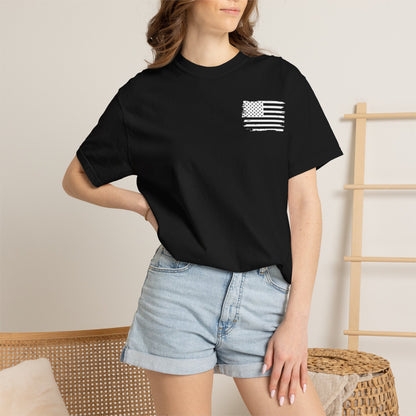 Graphic T-Shirt — Prescription for Competitive Spirit (USA Flag Accent)
