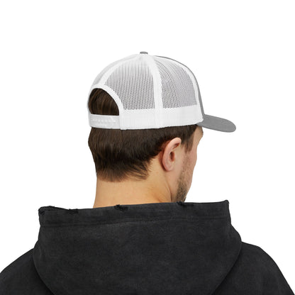 Stylish Snapback Trucker Cap with Target Graphic - Perfect for Shooting Sports Enthusiasts