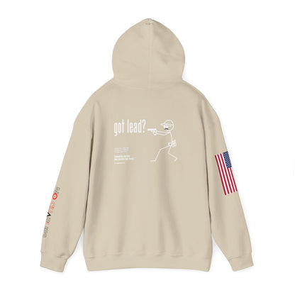 American Flag Sleeve Hoodie — Patriot USA Graphic Hooded Sweatshirt