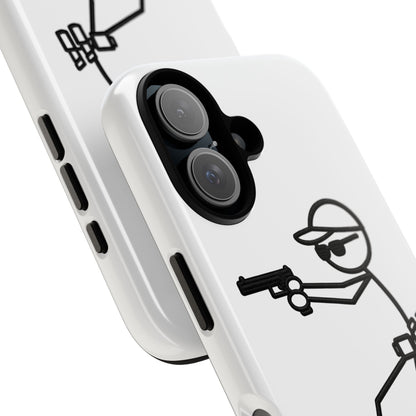 Tactical Stick Figure Phone Case — "Tough Cases" Protective iPhone Cover