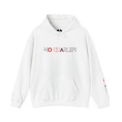 Stylish Unisex Hoodie with 'No Charlies' Design