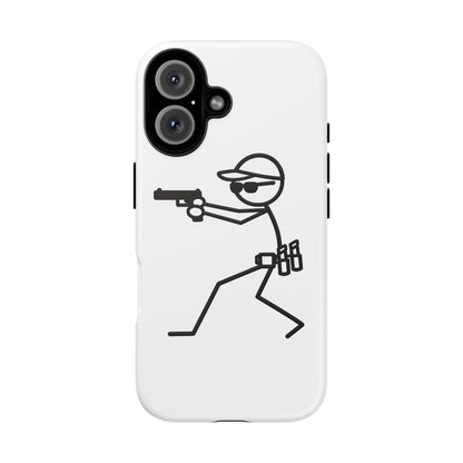 Tactical Stick Figure Phone Case — "Tough Cases" Protective iPhone Cover