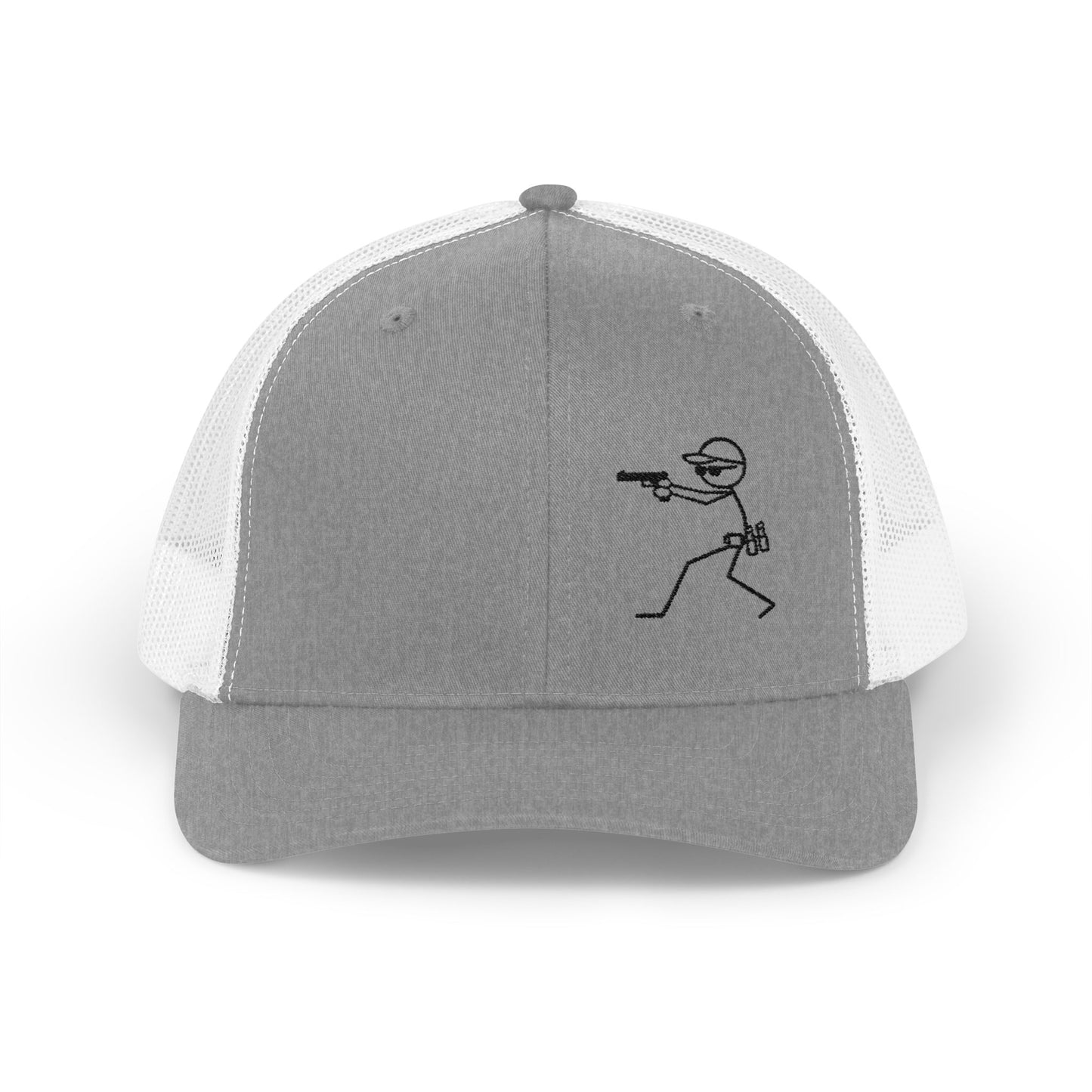Stylish Snapback Trucker Cap with Target Graphic - Perfect for Shooting Sports Enthusiasts